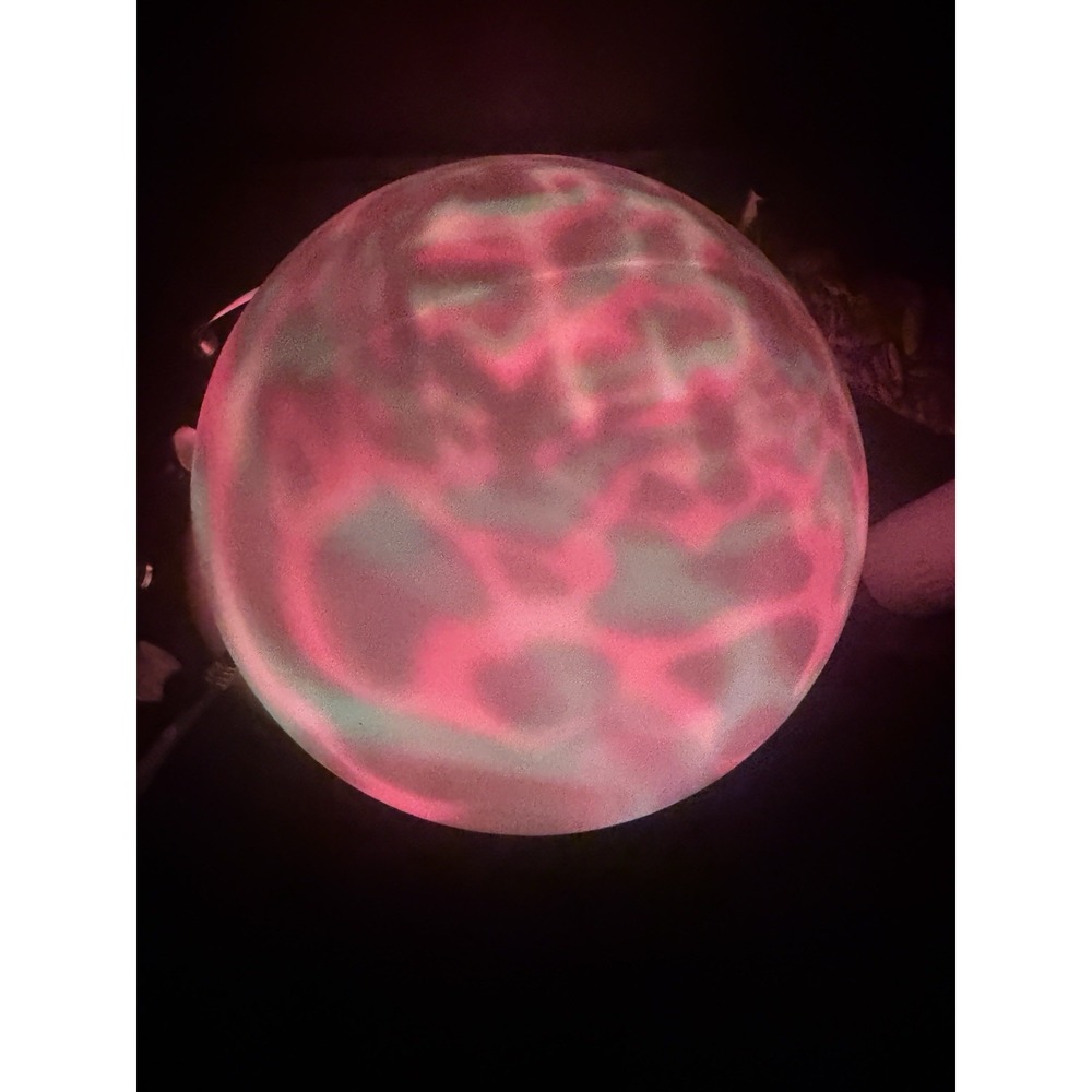 Vtg 1996 Rabbit Tanaka Magma Motion Lamp Aura Sphere Globe 14" Sensory Nebula